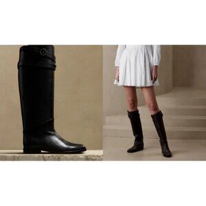 Banana Republic Cheval Leather Riding Boot Women Size 8.5